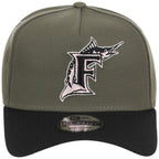 Miami Marlins MLB Olive x Black & Pink FASHION CORE New Era 9FORTY A-Frame