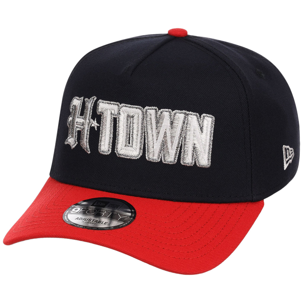 Houston Texans 'H' (Navy/Red) Houston Crown the City New Era 9FORTY A-Frame