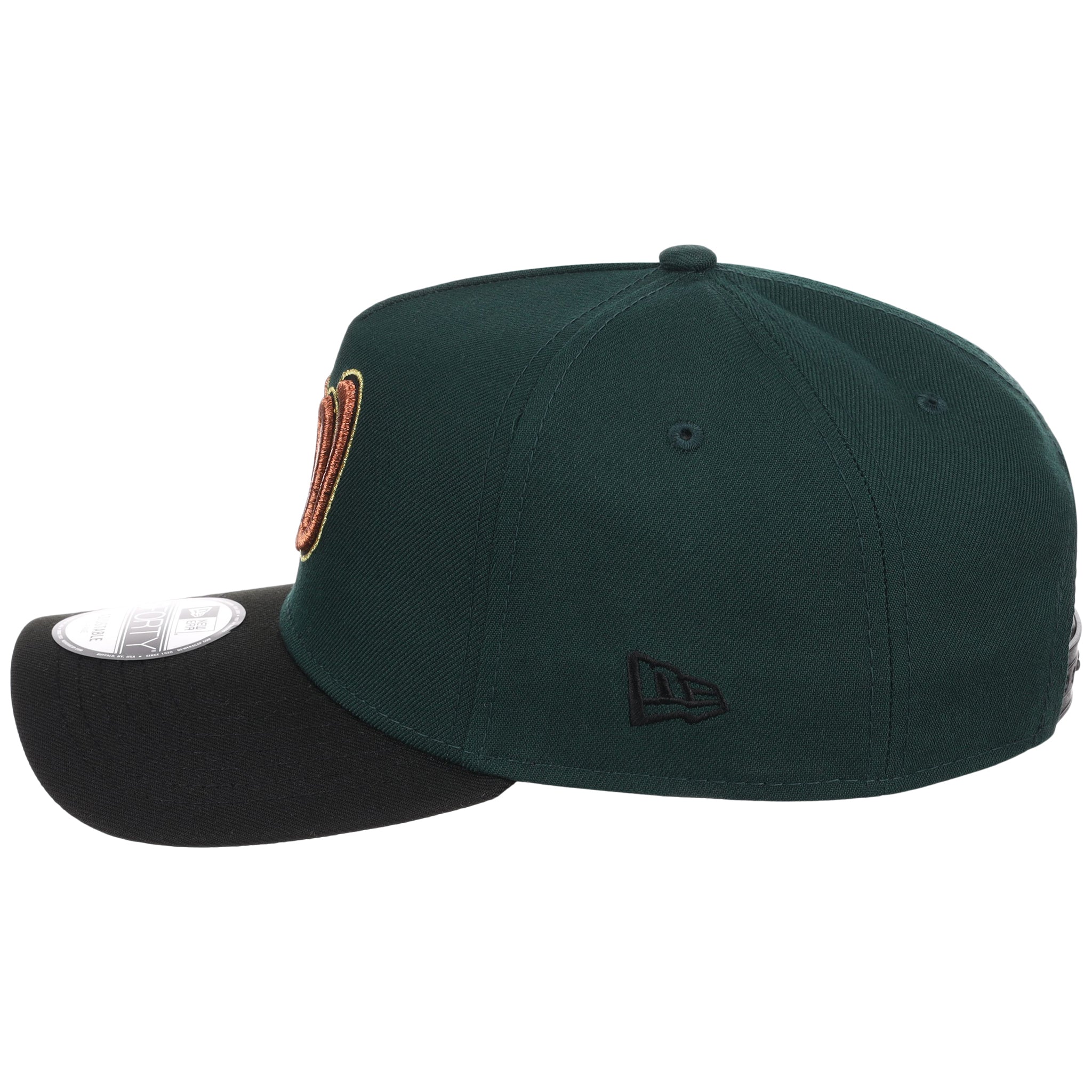 Washington Nationals MLB Dark Green x Black FASHION CORE New Era 9FORTY A-Frame