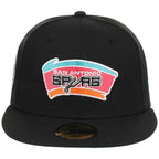 San Antonio Spurs NBA Black Dome New Era 59FIFTY