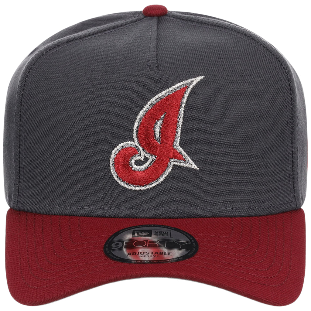 Cleveland Indians MLB Graphite x Cardinal FASHION CORE New Era 9FORTY A-Frame