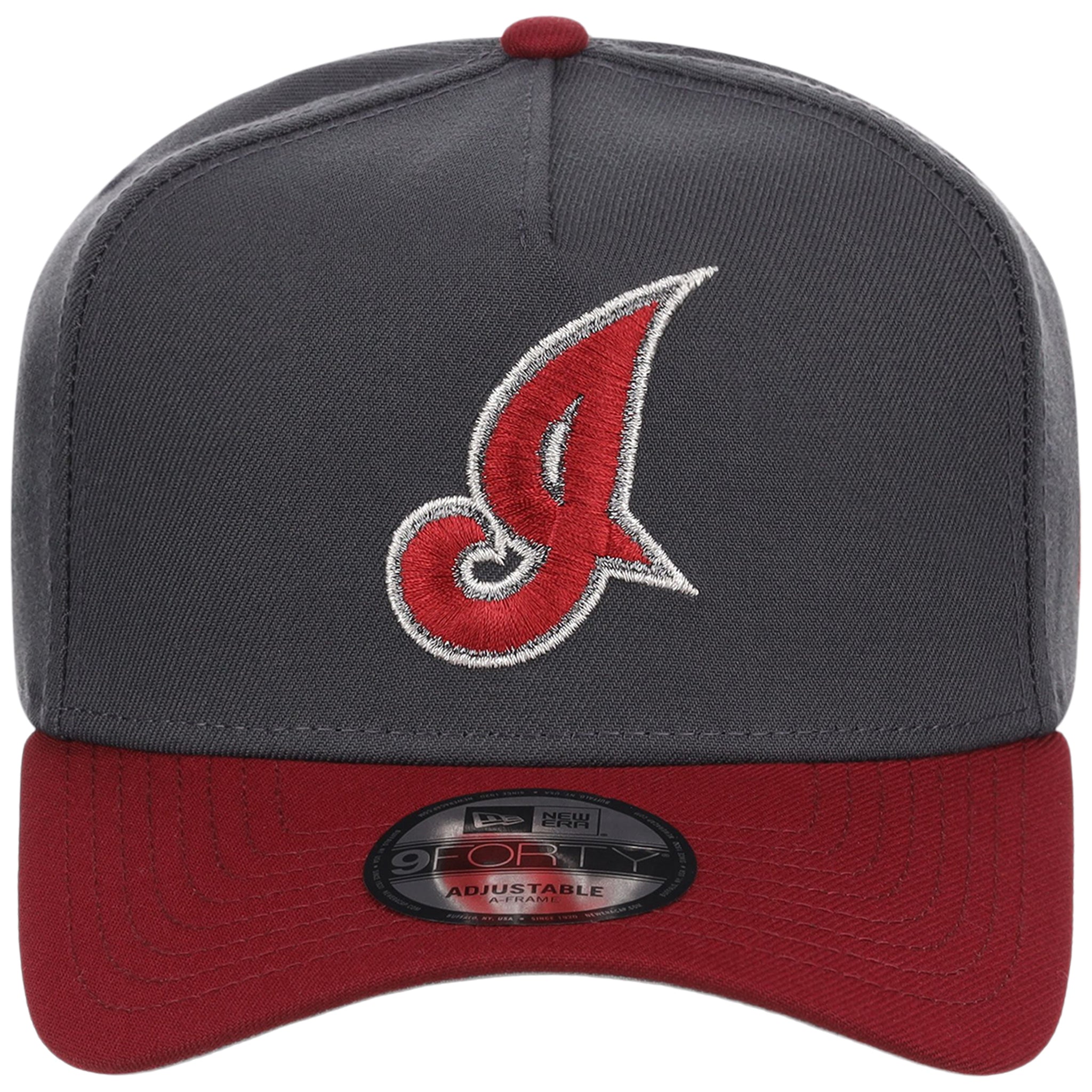 Cleveland Indians MLB Graphite x Cardinal FASHION CORE New Era 9FORTY A-Frame