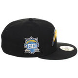 Los Angeles Chargers NFL Black Dome New Era 59FIFTY