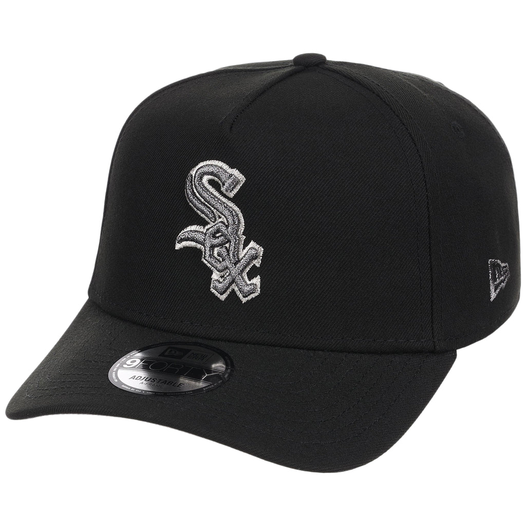 Chicago White Sox MLB Liquid Titanium New Era 9FORTY A-Frame