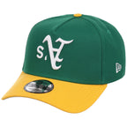 Oakland Athletics MLB Flipmode 2.0 New Era 9FORTY A-Frame (Green/Yellow/Gray)