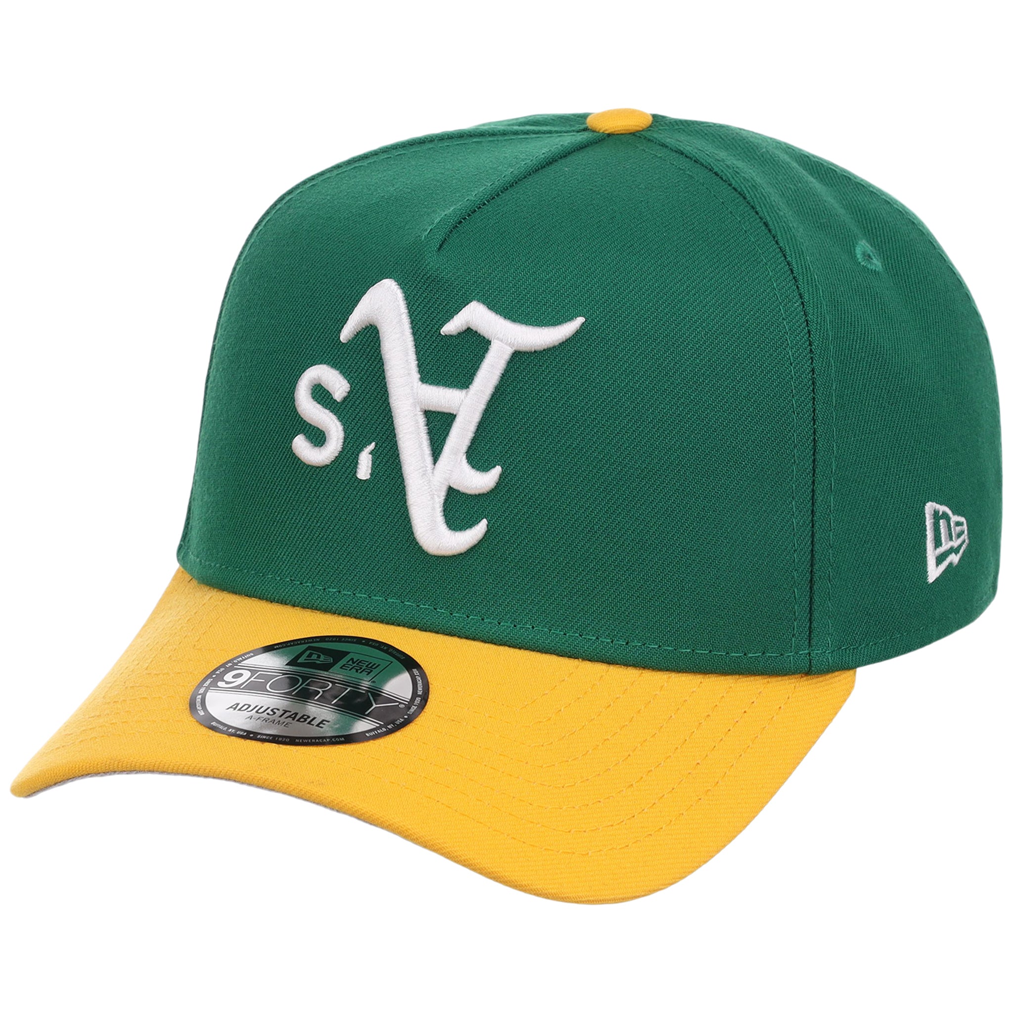 Oakland Athletics MLB Flipmode 2.0 New Era 9FORTY A-Frame (Green/Yellow/Gray)