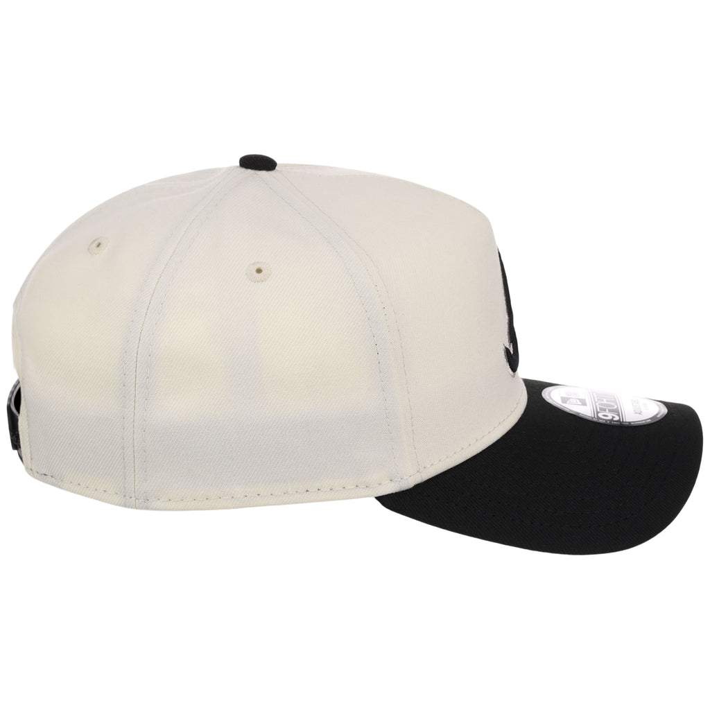 Atlanta Braves MLB Chrome x Black FASHION CORE New Era 9FORTY A-Frame