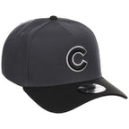Chicago Cubs MLB Graphite x Black FASHION CORE New Era 9FORTY A-Frame