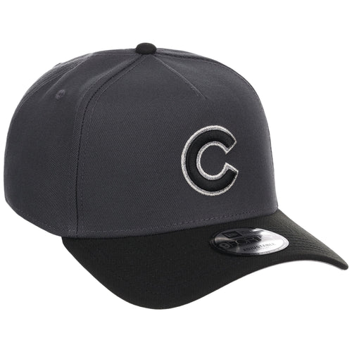 Chicago Cubs MLB Graphite x Black FASHION CORE New Era 9FORTY A-Frame