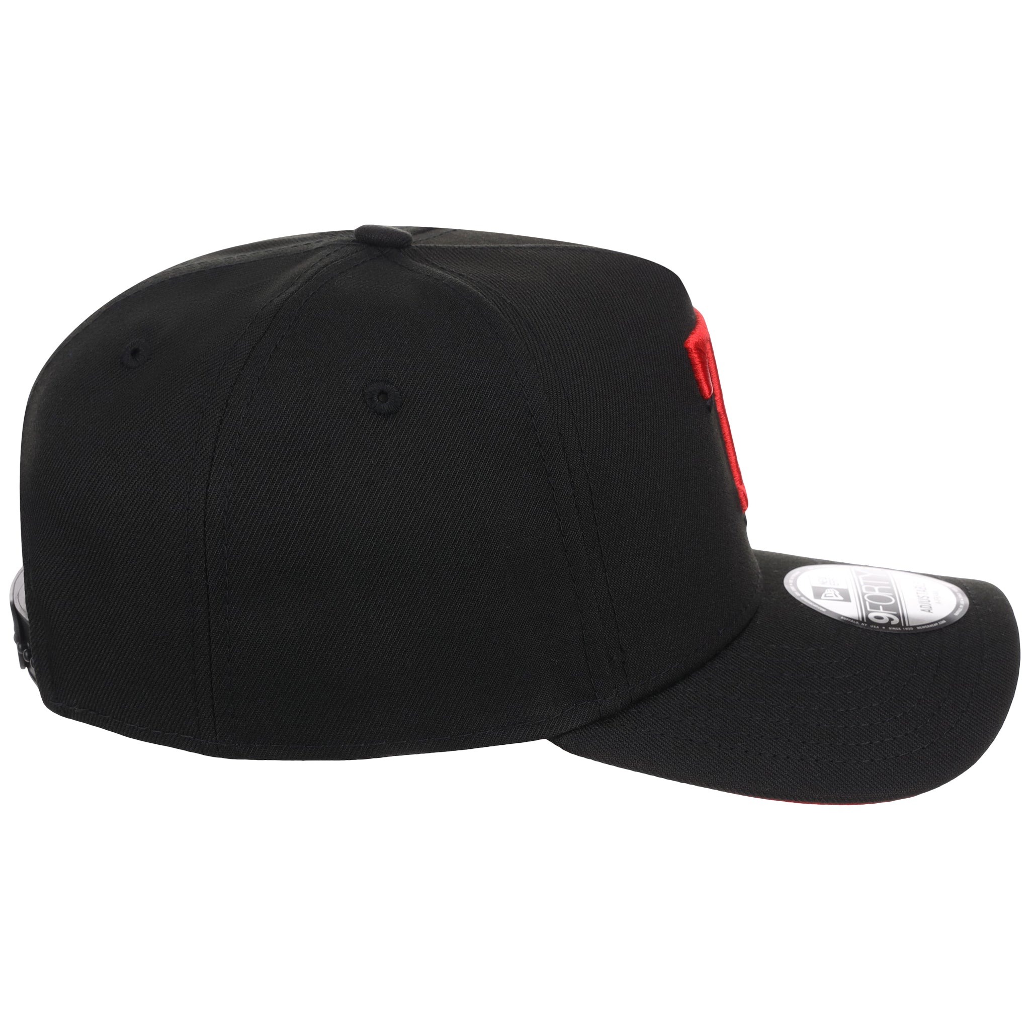 Texas Rangers MLB Black x Red FASHION CORE New Era 9FORTY A-Frame