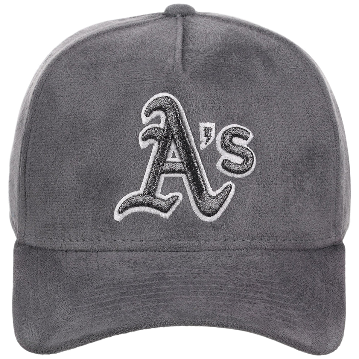 Oakland Athletics MLB Gray x Suede FASHION CORE New Era 9FORTY A-Frame