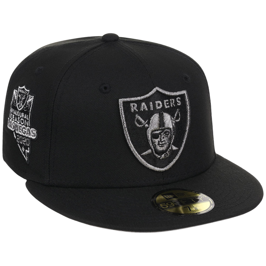 Las Vegas Raiders NFL Liquid Titanium New Era 59FIFTY