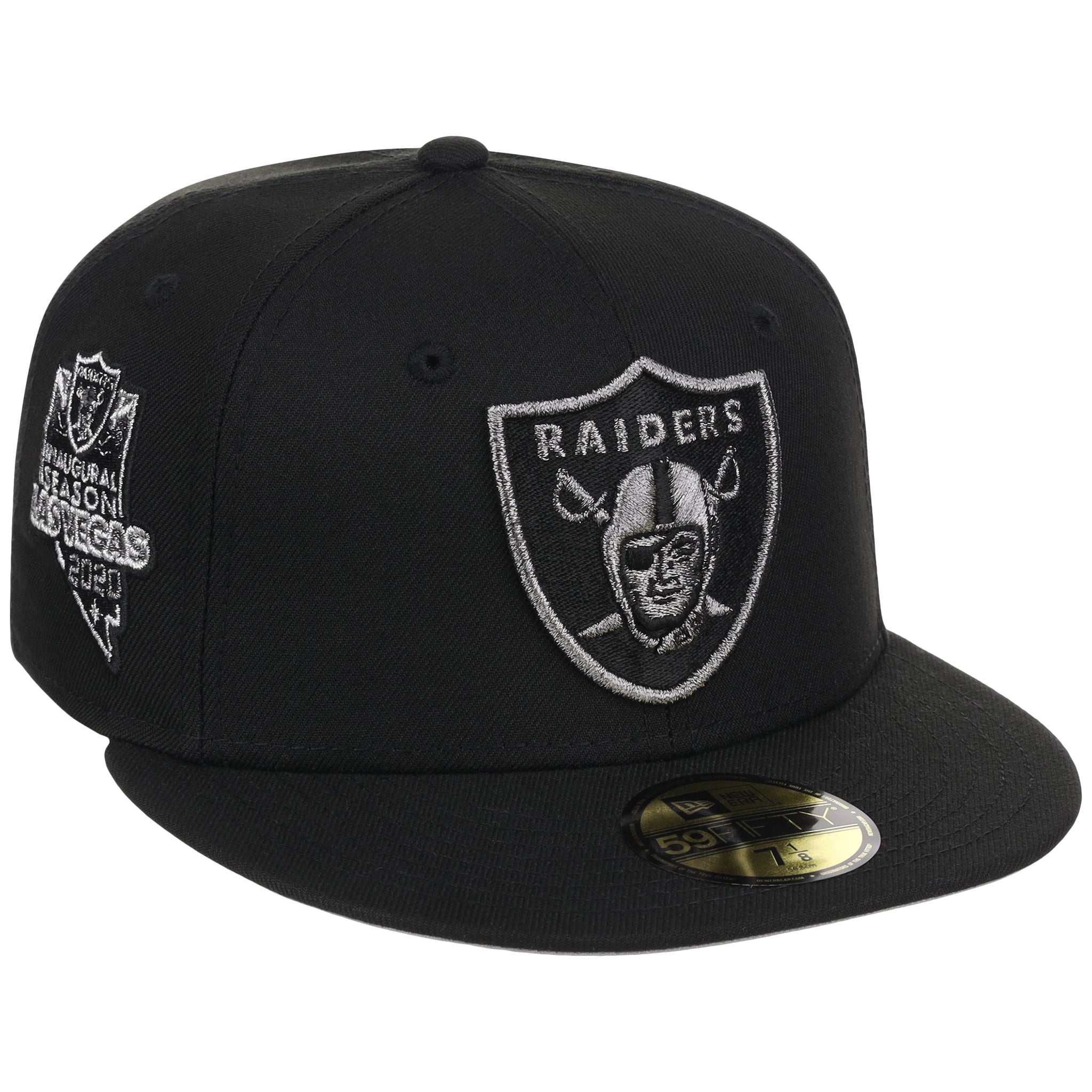 Las Vegas Raiders NFL Liquid Titanium New Era 59FIFTY