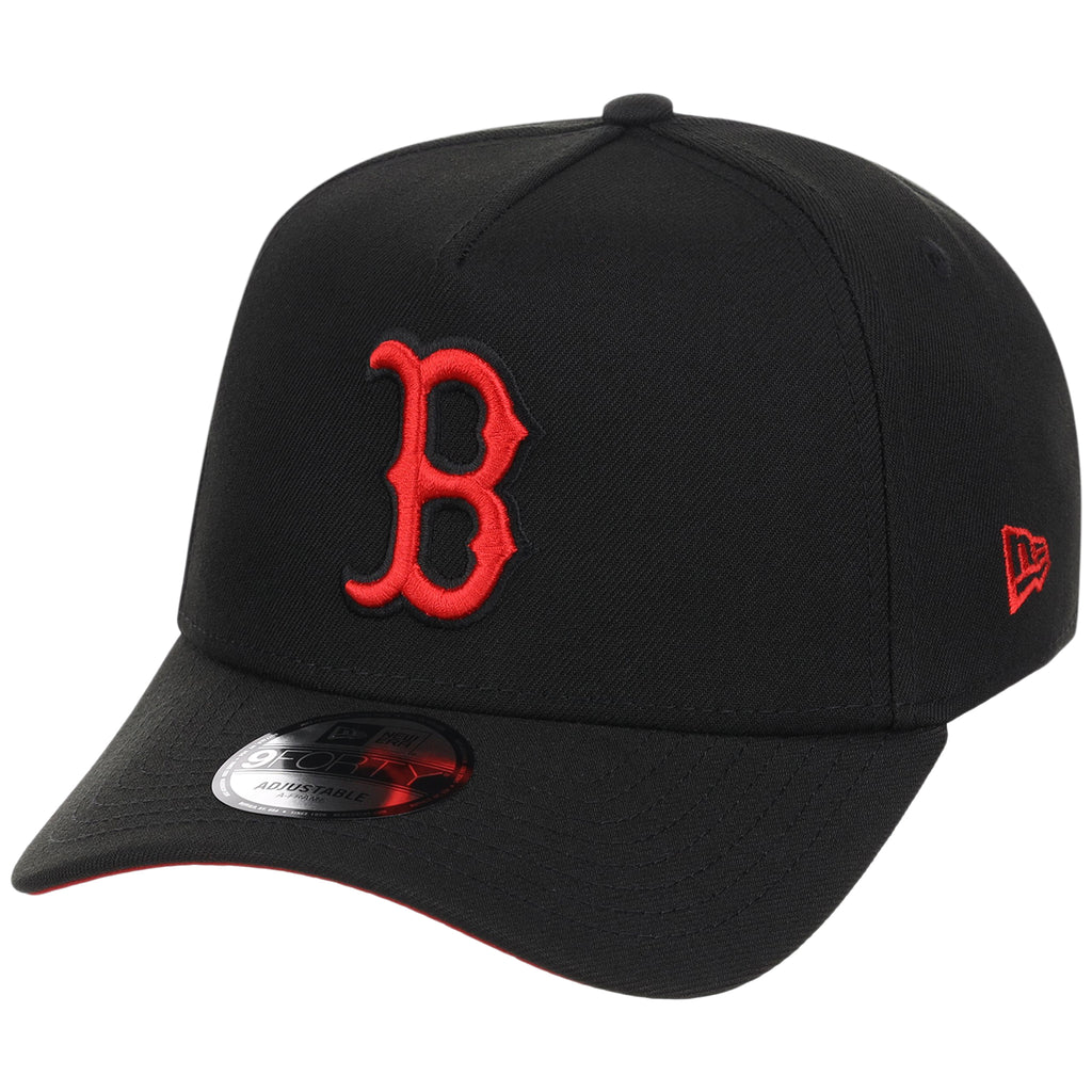 Boston Red Sox MLB Black x Red FASHION CORE New Era 9FORTY A-Frame