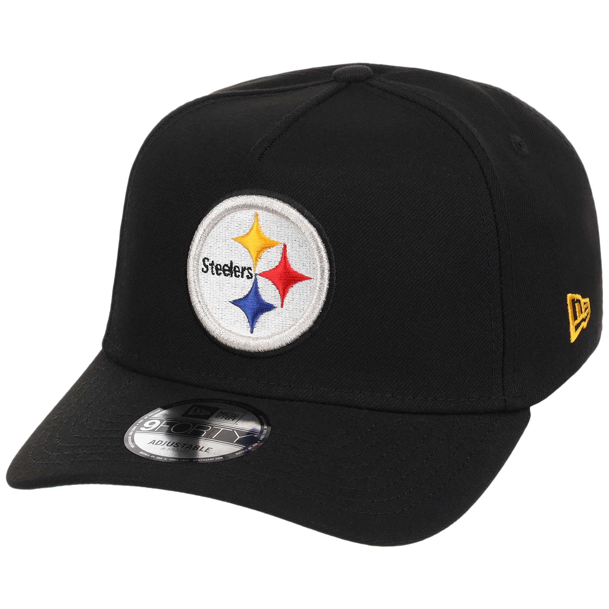 Pittsburgh Steelers NFL Black Dome New Era 9FORTY A-Frame