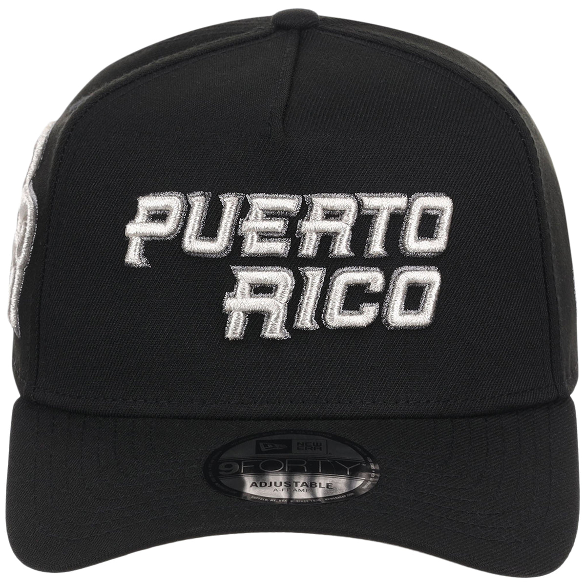 Puerto Rico Crown the Country New Era 9FORTY (Black/Black)
