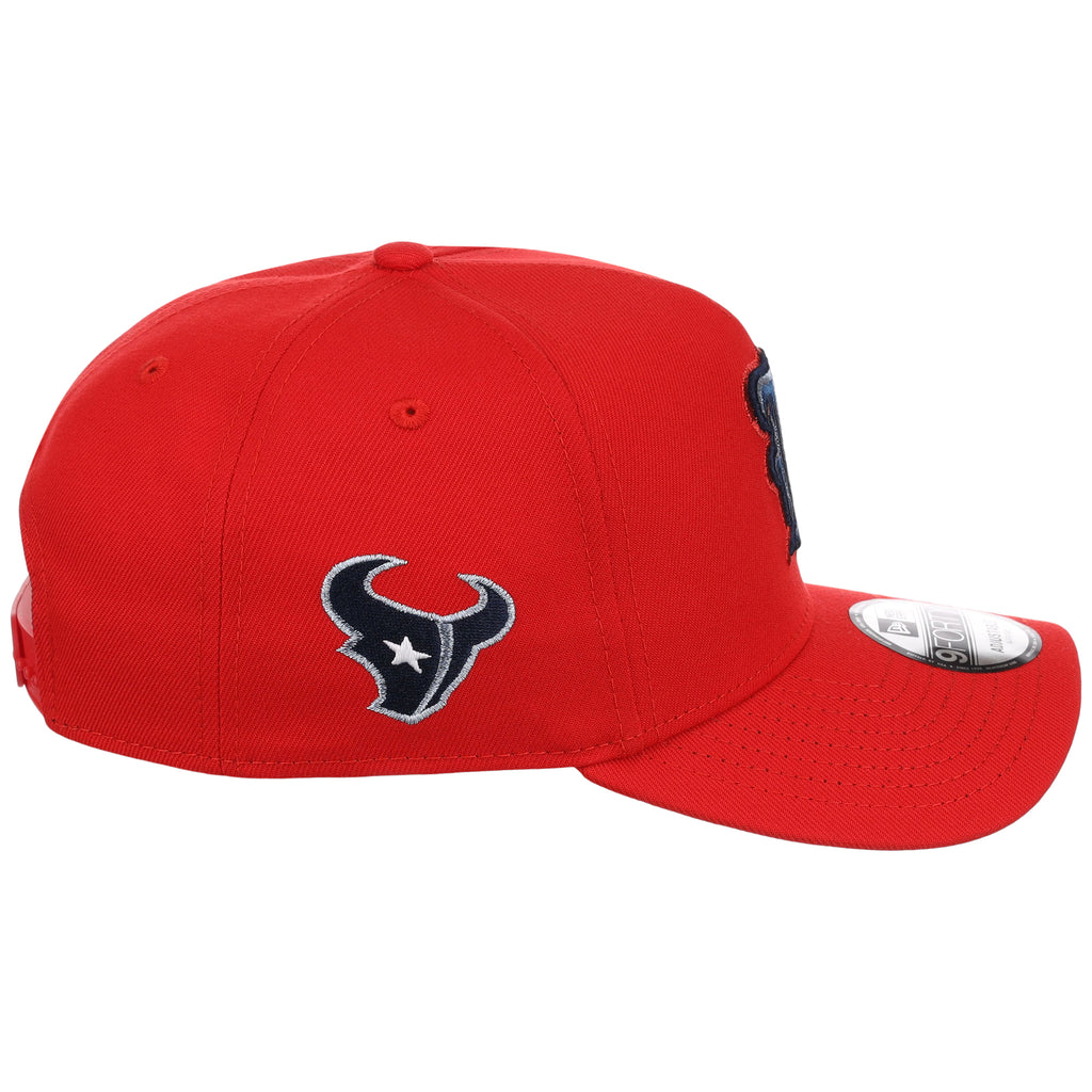 Houston Texans 'H' (Red/Red) Houston Crown the City New Era 9FORTY A-Frame