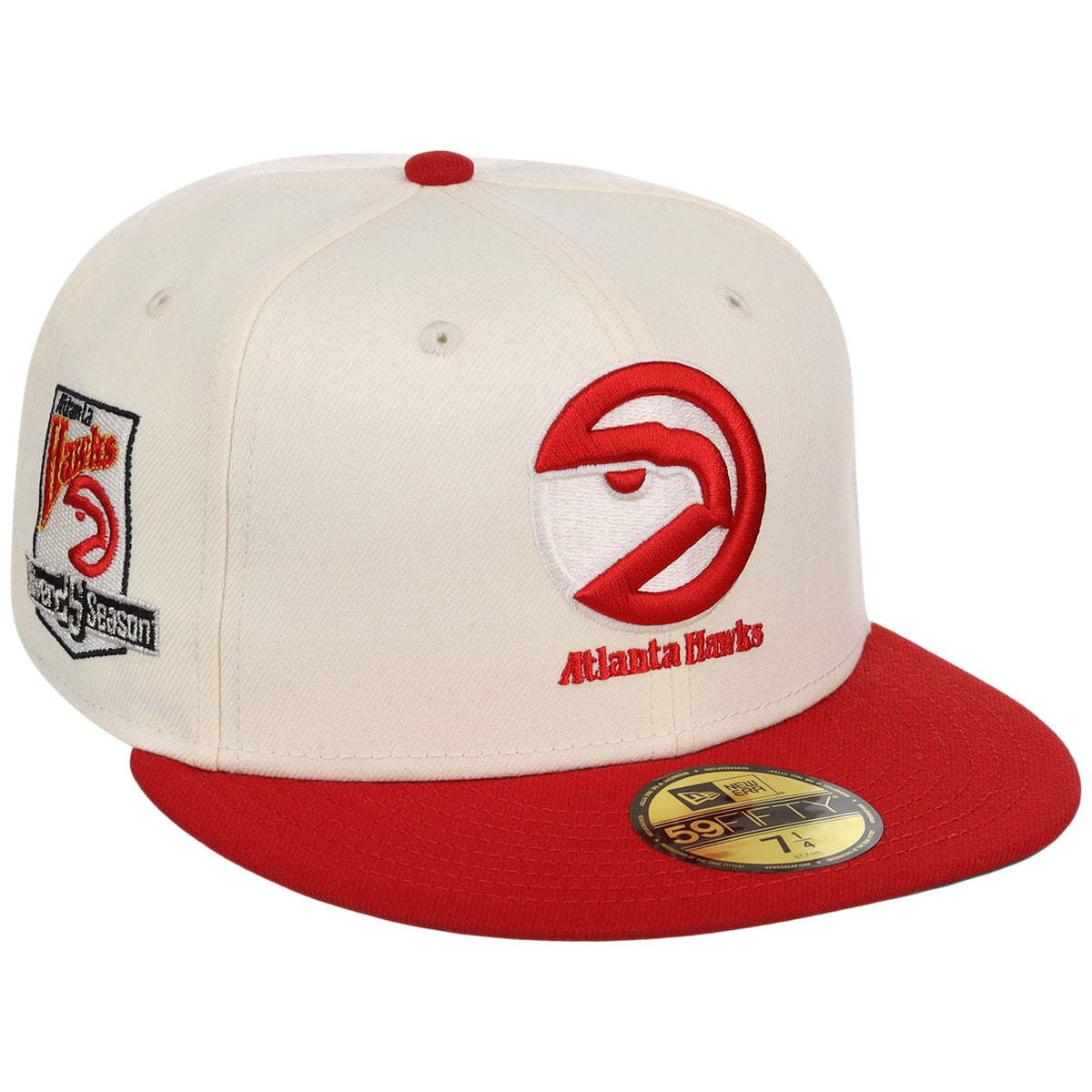 Atlanta Hawks NBA Chrome OTC New Era 59FIFTY (Chrome/Red)
