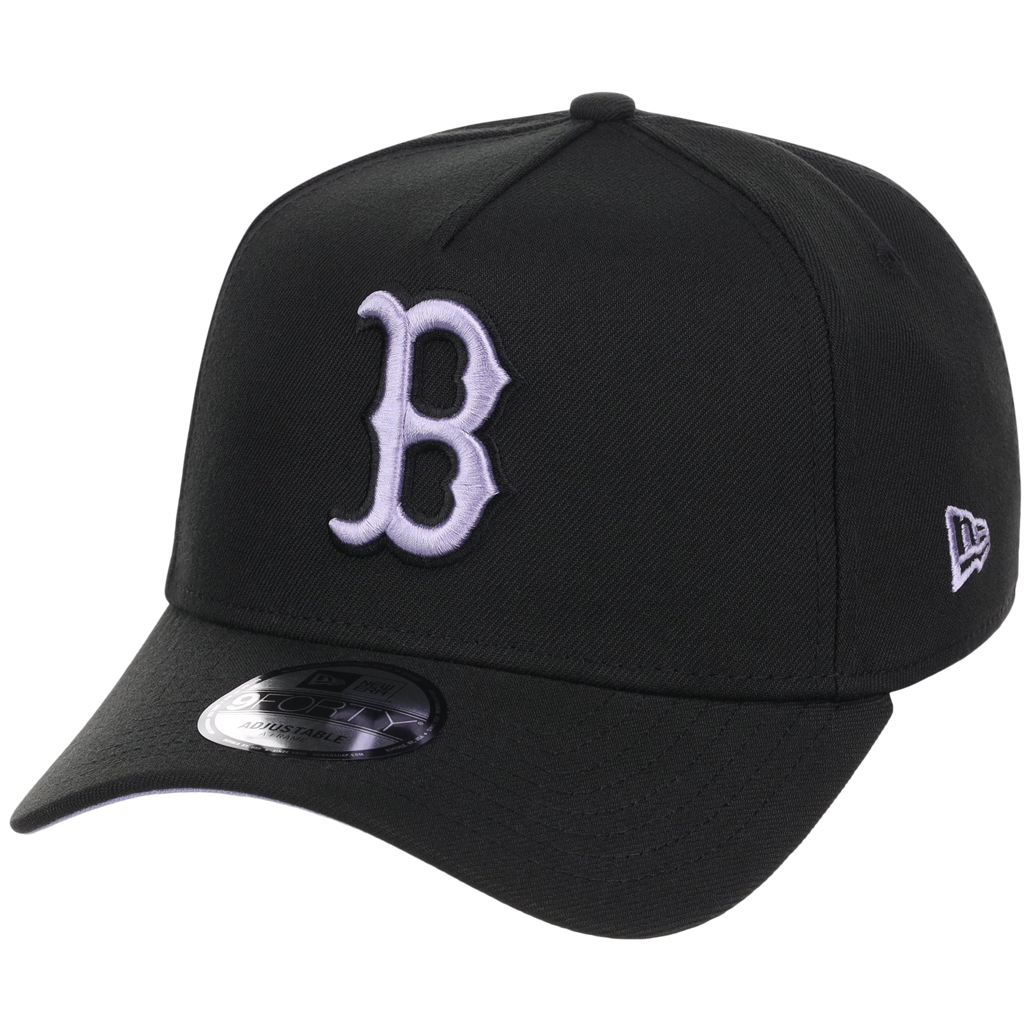 Boston Red Sox MLB Black x Lavender FASHION CORE New Era 9FORTY A-Frame