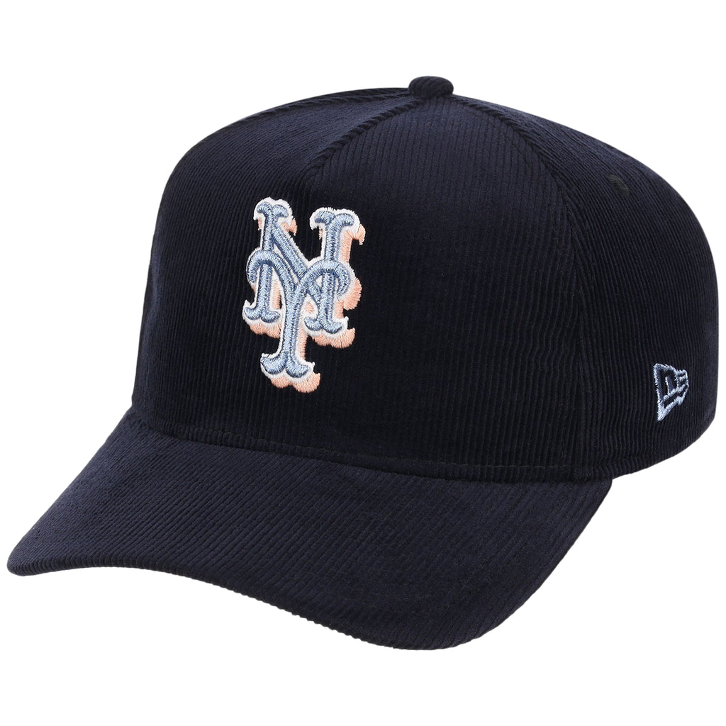 New York Mets MLB Peach Ice Navy Cord New Era 9FORTY A-Frame – 4