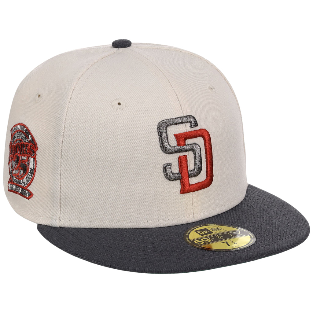 San Diego Padres MLB Cream x Graphite New Era 59FIFTY – 1