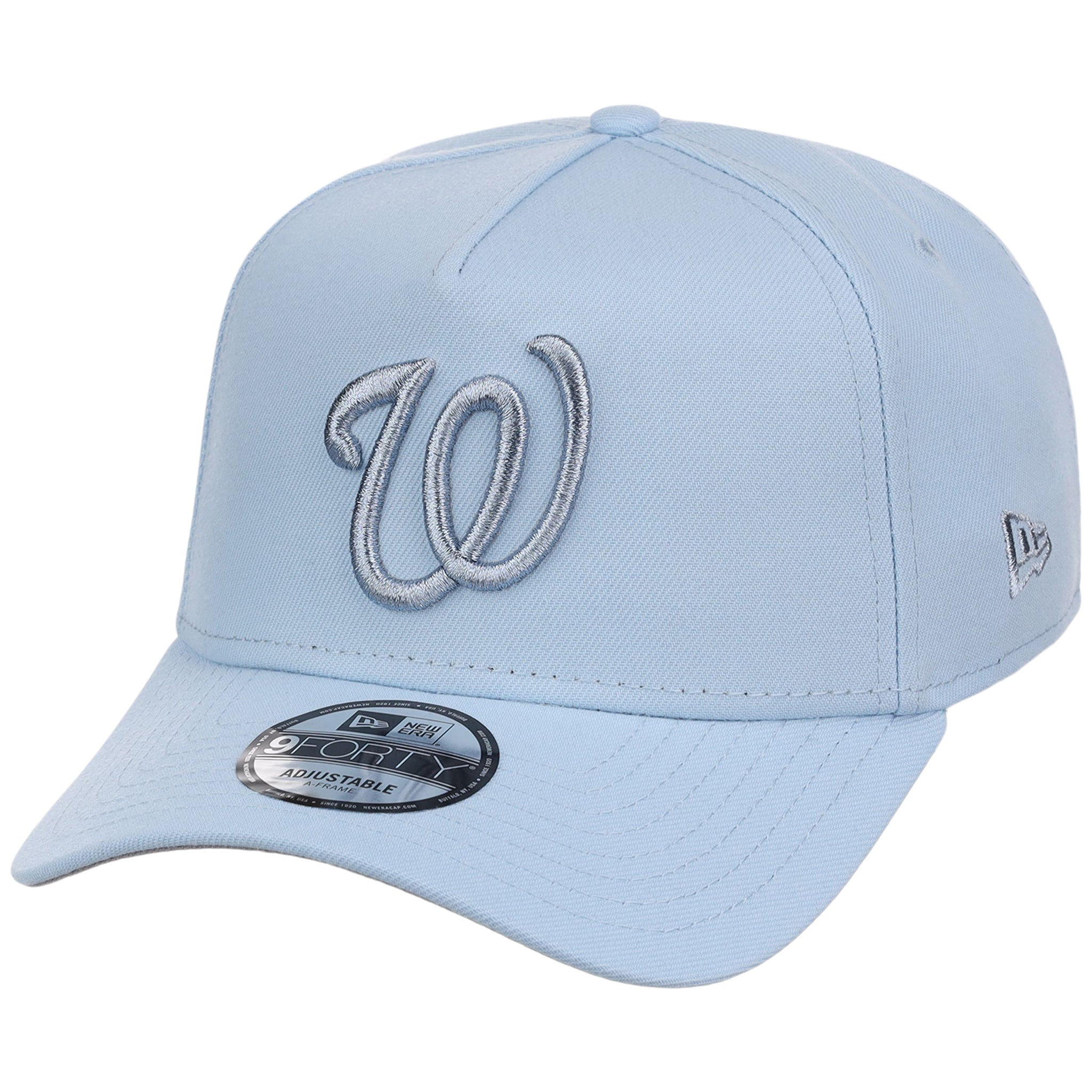 Washington Nationals MLB Glacial Blue New Era 9FORTY A-Frame