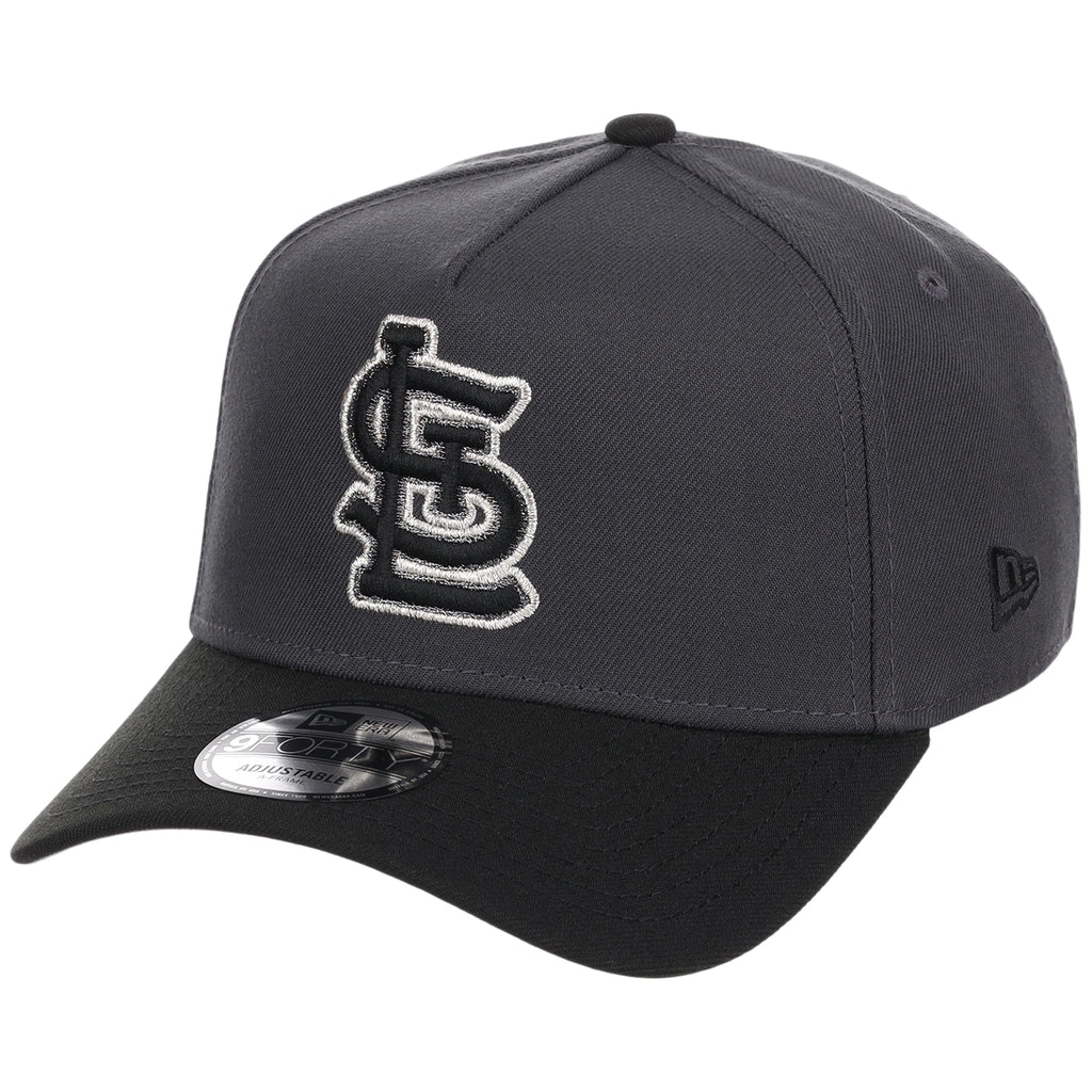 St. Louis Cardinals MLB Graphite x Black FASHION CORE New Era 9FORTY A-Frame