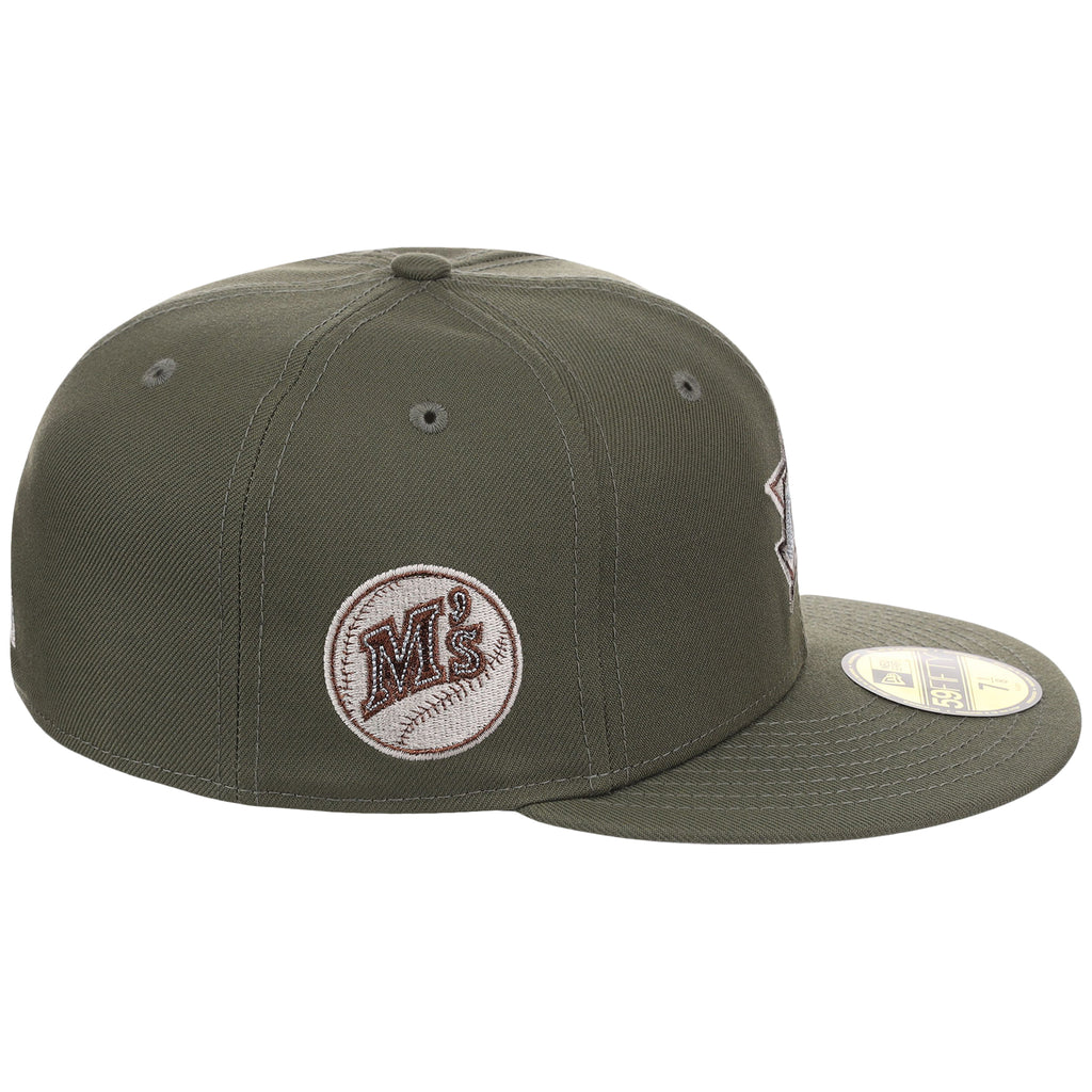 Seattle Mariners MLB Olive Alloy New Era 59FIFTY
