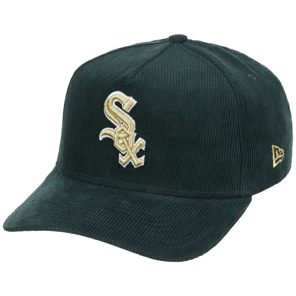 Chicago White Sox MLB Dark Green Cord FASHION CORE New Era 9FORTY A-Frame