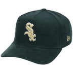 Chicago White Sox MLB Dark Green Cord FASHION CORE New Era 9FORTY A-Frame