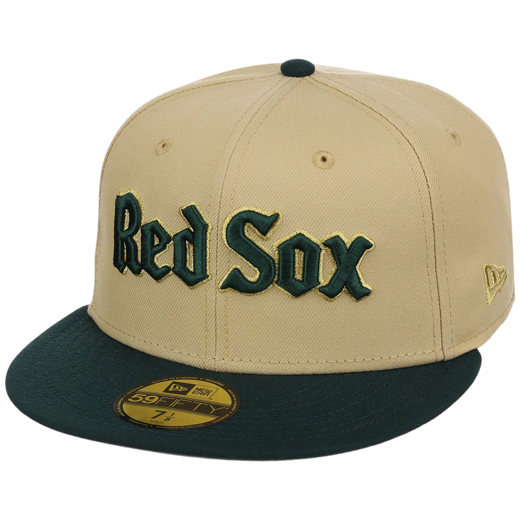 Boston Red Sox Variety New Era 59FIFTY (Gold/Dark Green)