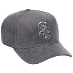 Chicago White Sox MLB Gray x Suede FASHION CORE New Era 9FORTY A-Frame