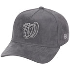 Washington Nationals MLB Gray x Suede FASHION CORE New Era 9FORTY A-Frame