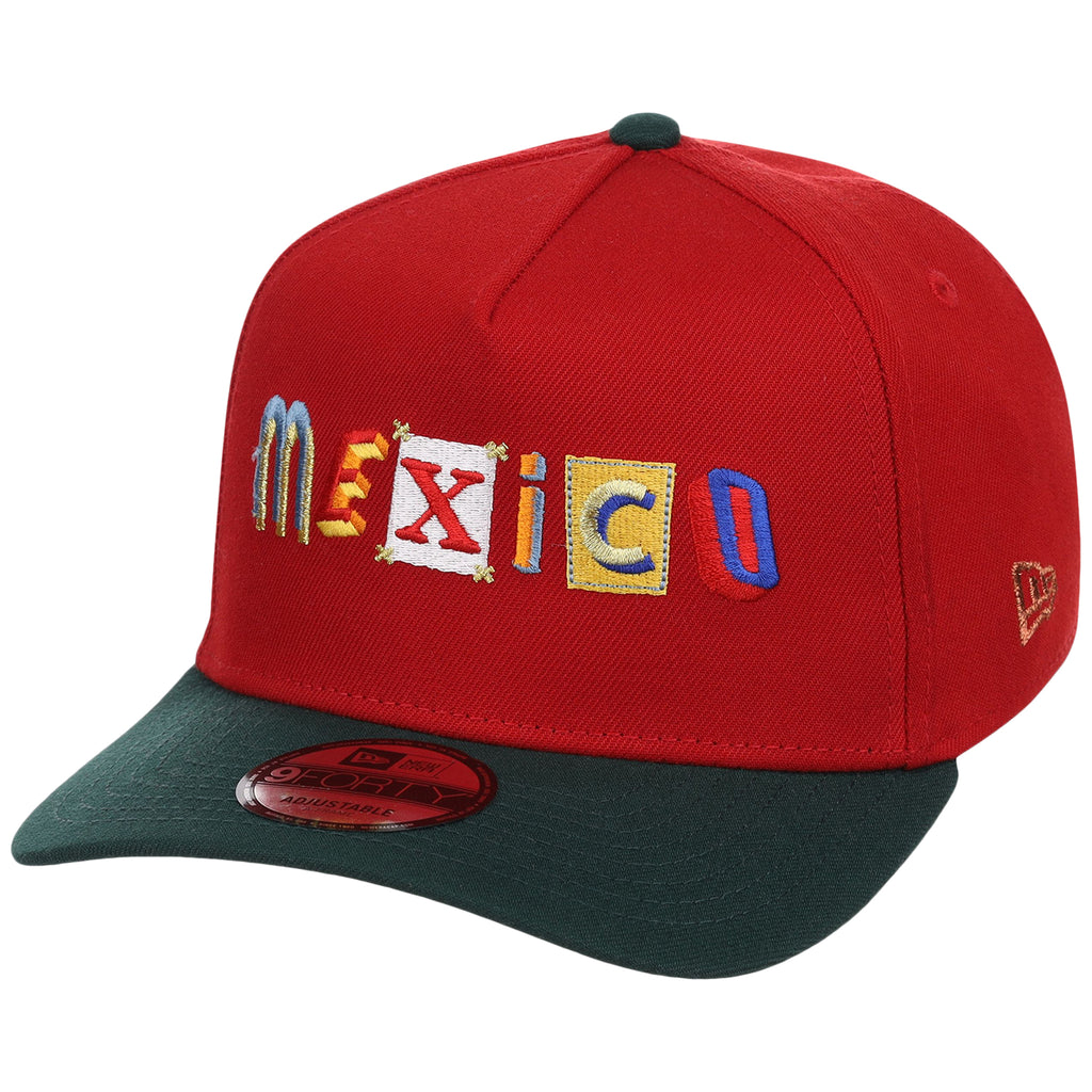 Mexico Independence Day - Crown the Country New Era 9FORTY (Red/Dark Green)