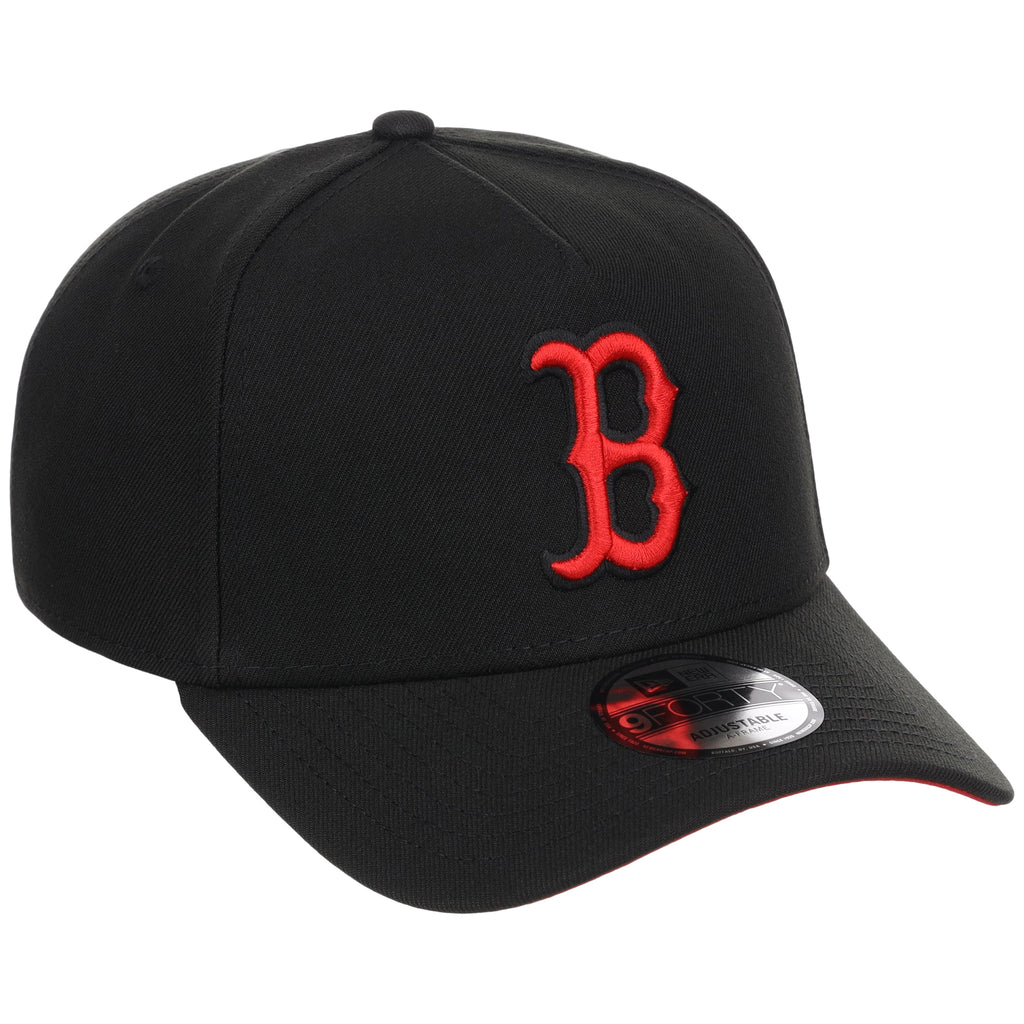 Boston Red Sox MLB Black x Red FASHION CORE New Era 9FORTY A-Frame