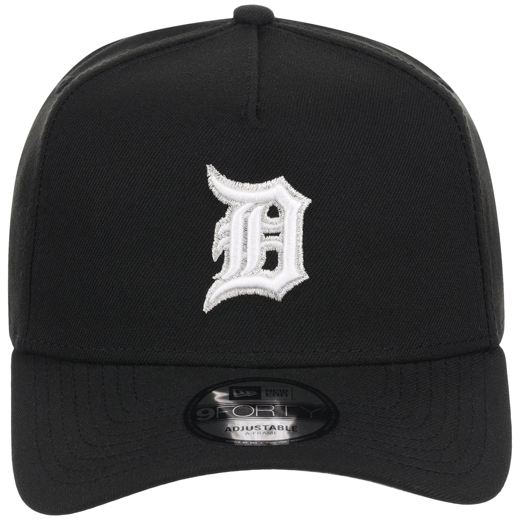 Detroit Tigers MLB Black x White FASHION CORE New Era 9FORTY A-Frame