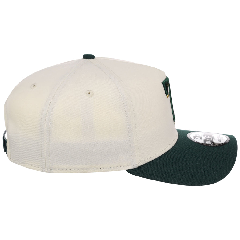 Texas Rangers MLB Chrome x Dark Green FASHION CORE New Era 9FORTY A-Frame