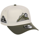 Colorado Rockies MLB Chrome Olive New Era 9FORTY