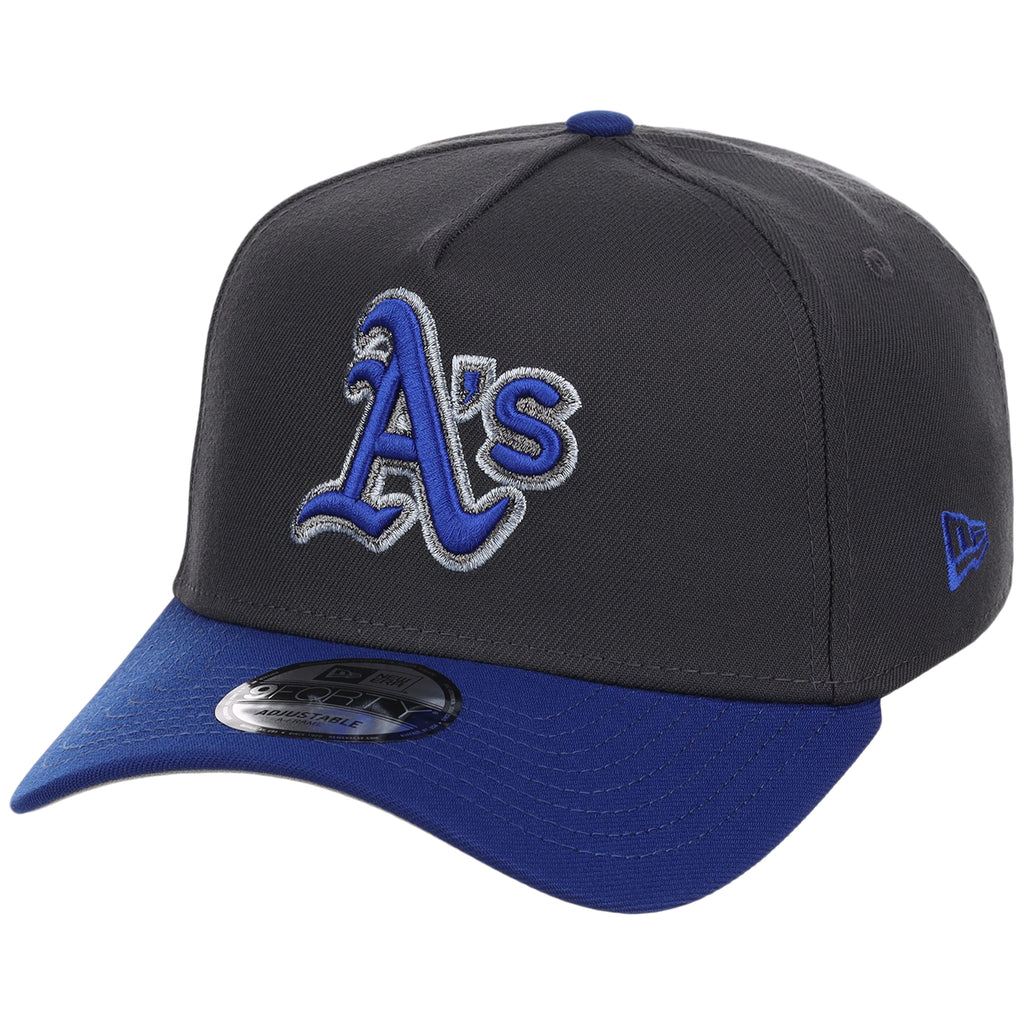 Oakland Athletics MLB Graphite x Royal FASHION CORE New Era 9FORTY A-Frame