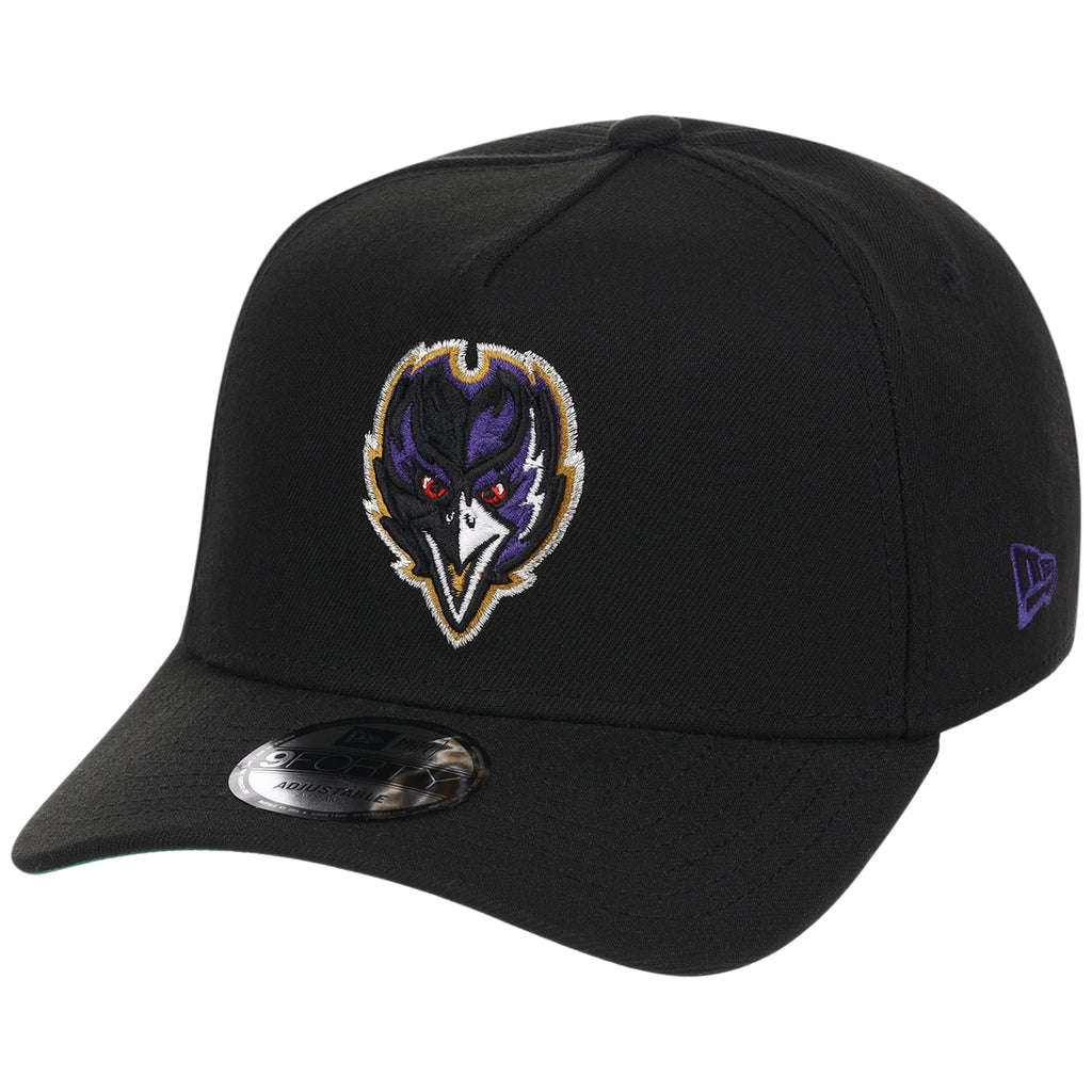 Baltimore Ravens NFL Black Dome New Era 9FORTY A-Frame
