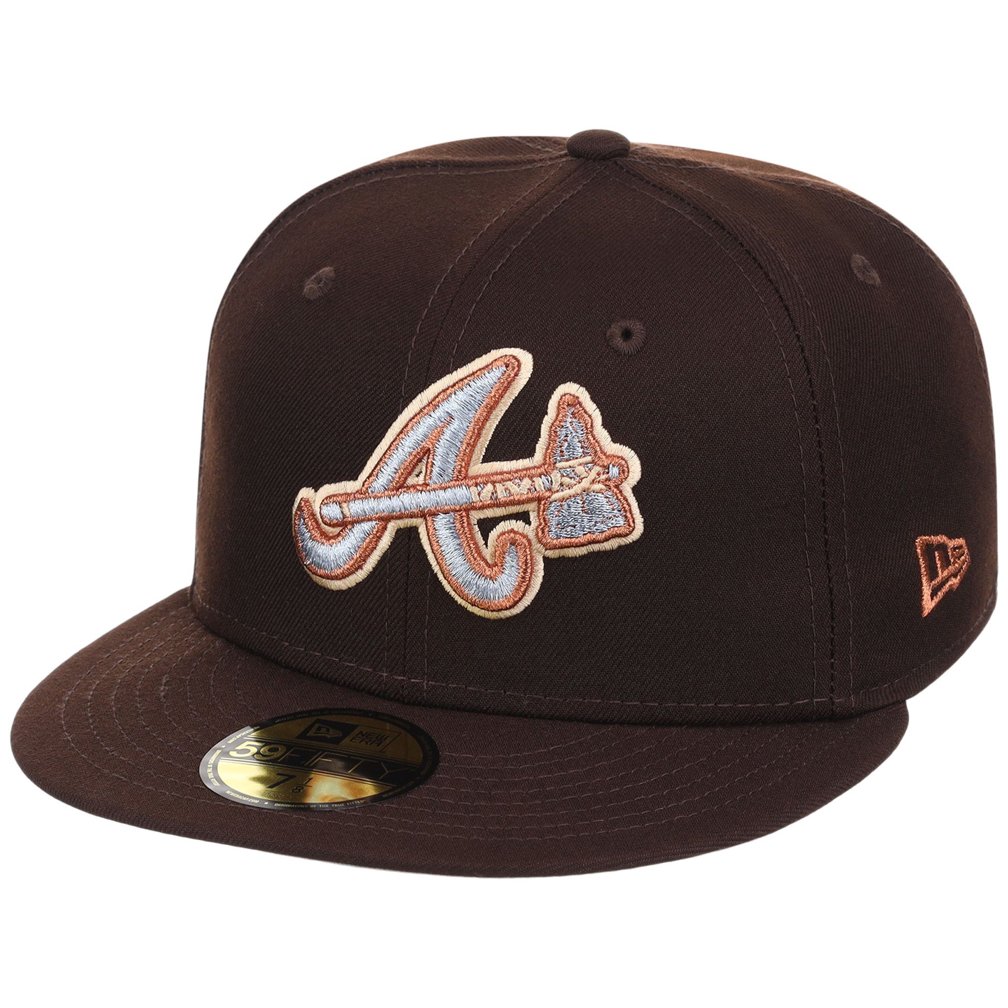 Atlanta Braves MLB Frosted Bark New Era 59FIFTY