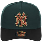 New York Yankees MLB Dark Green x Black FASHION CORE New Era 9FORTY A-Frame