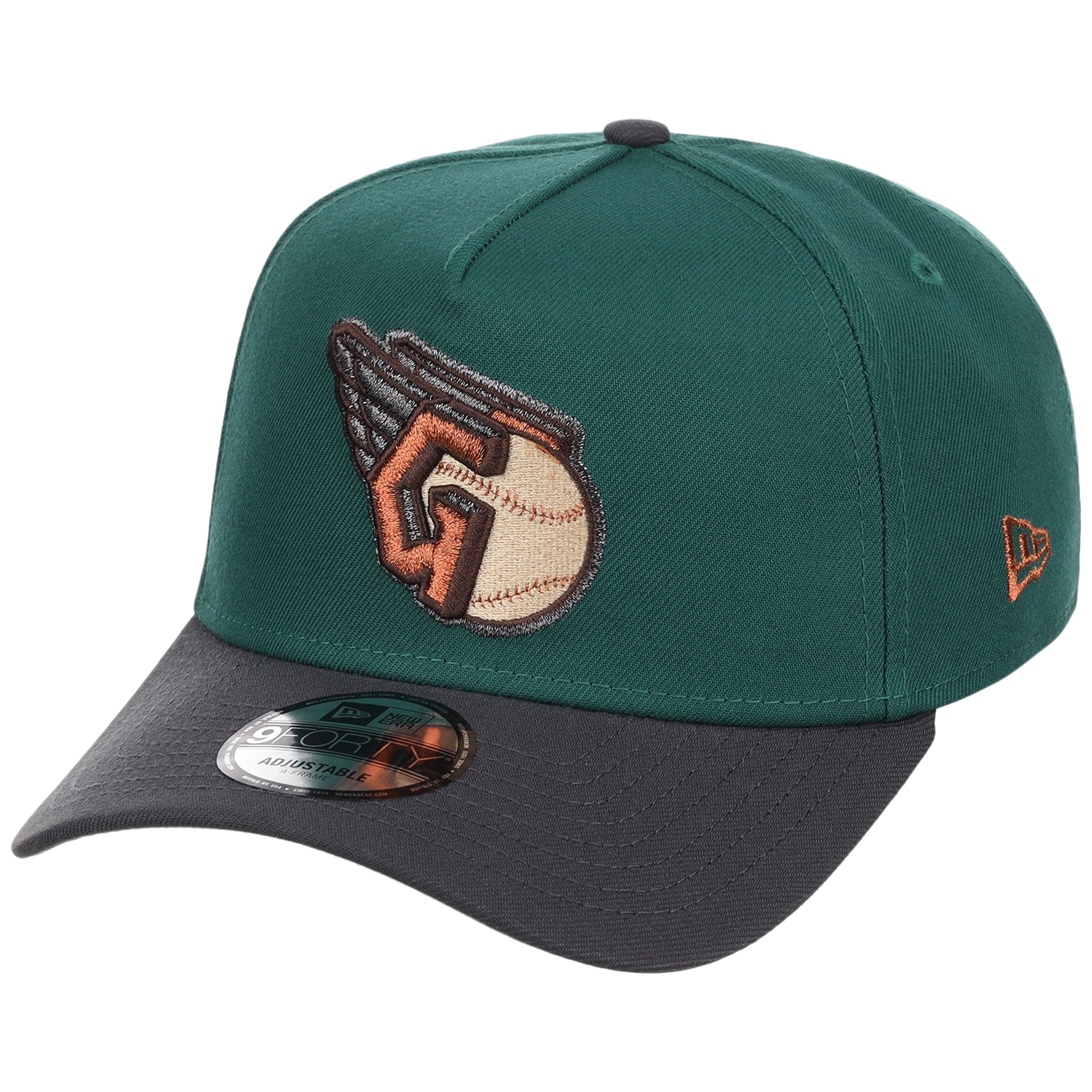 Cleveland Guardians MLB Emerald Graphite New Era 9FORTY