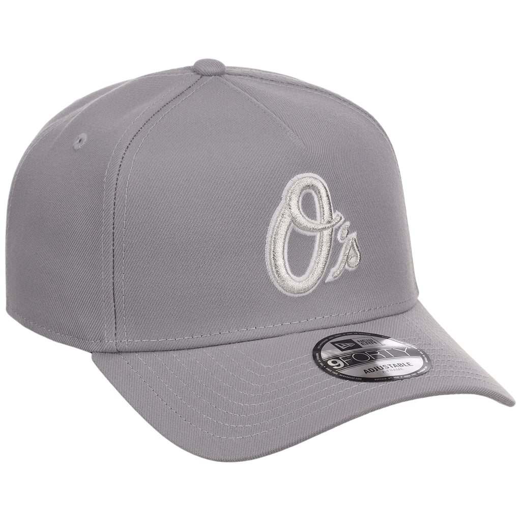 Baltimore Orioles MLB Gray x White FASHION CORE New Era 9FORTY A-Frame