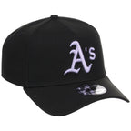 Oakland Athletics MLB Black x Lavender FASHION CORE New Era 9FORTY A-Frame