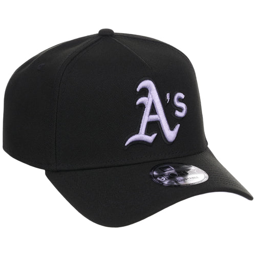 Oakland Athletics MLB Black x Lavender FASHION CORE New Era 9FORTY A-Frame