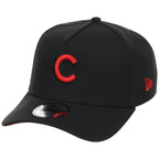 Chicago Cubs MLB Black x Red FASHION CORE New Era 9FORTY A-Frame