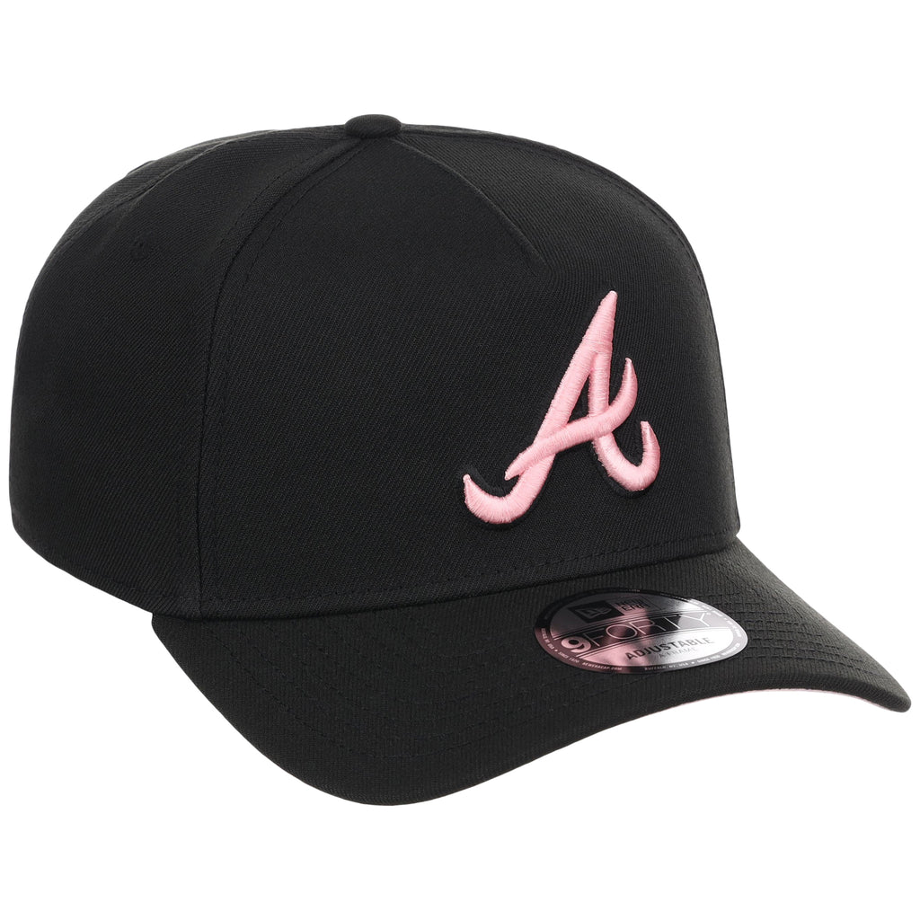 Atlanta Braves MLB Black x Pink FASHION CORE New Era 9FORTY A-Frame