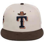 Texas Rangers Lone Star Livestock New Era 59FIFTY (Cream/Walnut)