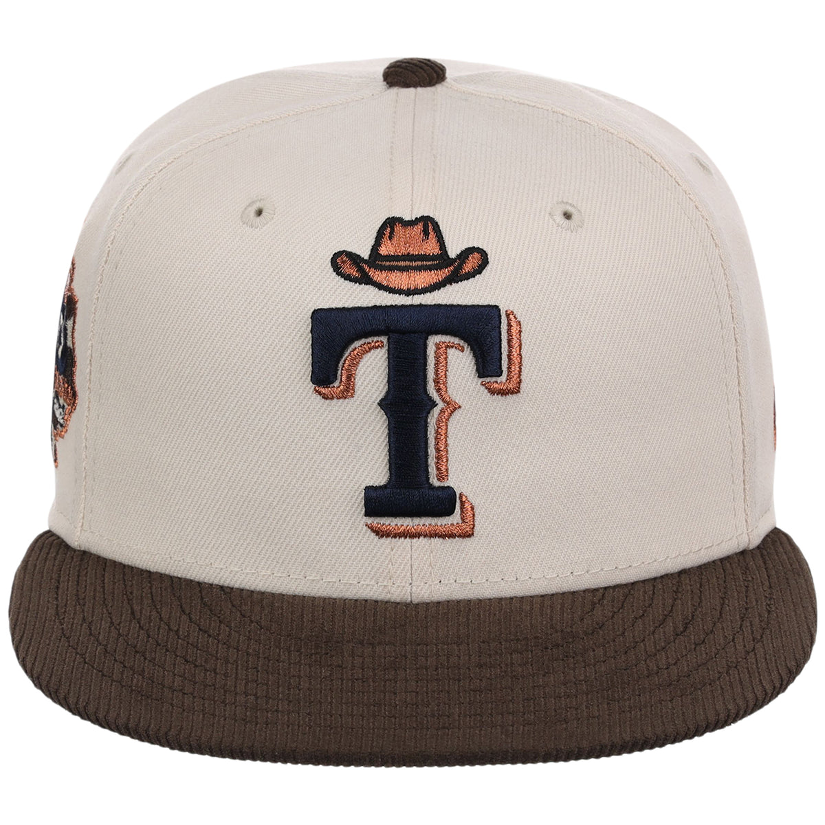 Texas Rangers Lone Star Livestock New Era 59FIFTY (Cream/Walnut)